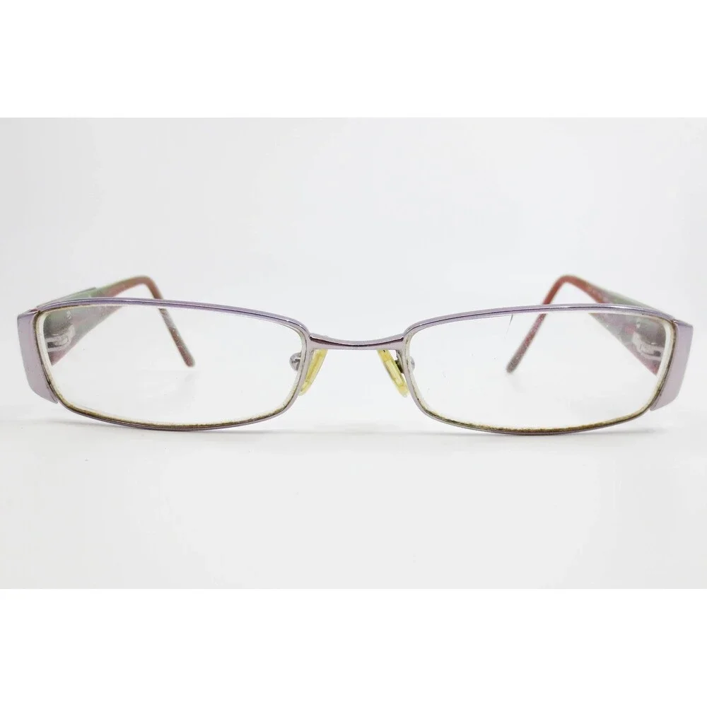Versace MOD 1084 1029 Lavender Burgundy Rectangular Eyeglass Frames 52-17-135